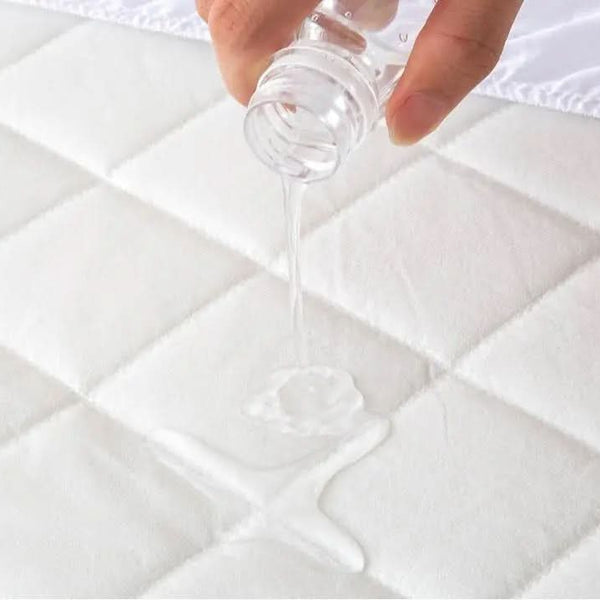 Waterproof Quilted Mattress Protector, Ultimate Bedding Protection, Washable, Breathable, Soft.Kingsize, Double.