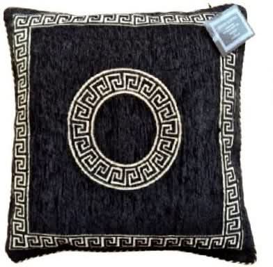 Luxury Jacquard Cushion Covers – Pack of 2 or 4 | Ultra Soft, Fluffy & Hypoallergenic | Greek Border & Floral Designs